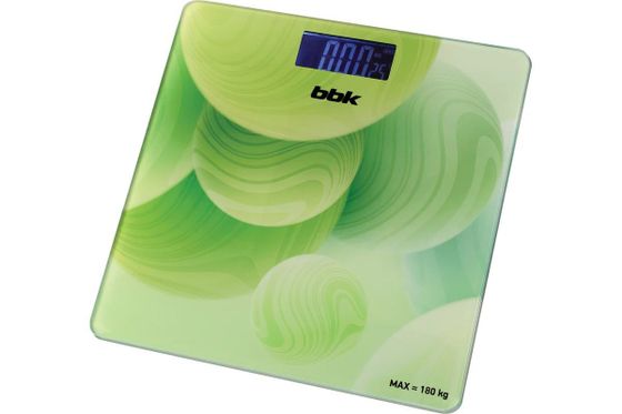 Весы напольные BBK BCS3003G 180кг зеленый