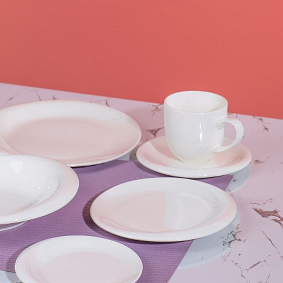 Тарелка десертная BIANCO 19см