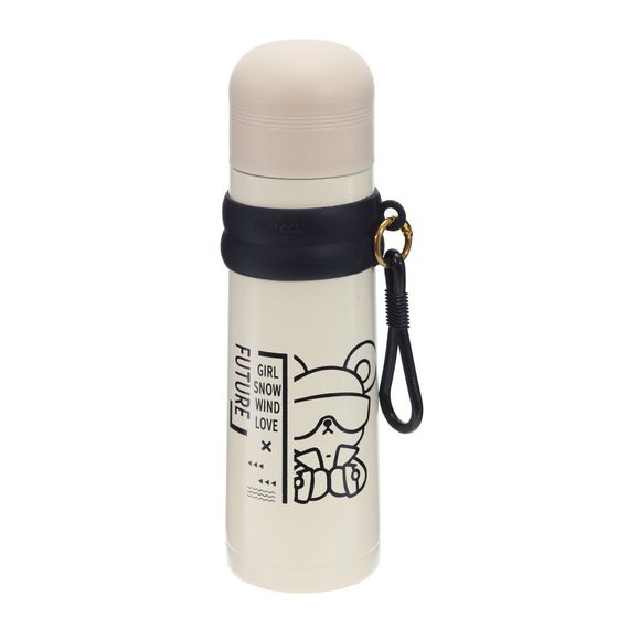 Термос, 500 мл, L7 W7 H24 см, дизайн микс