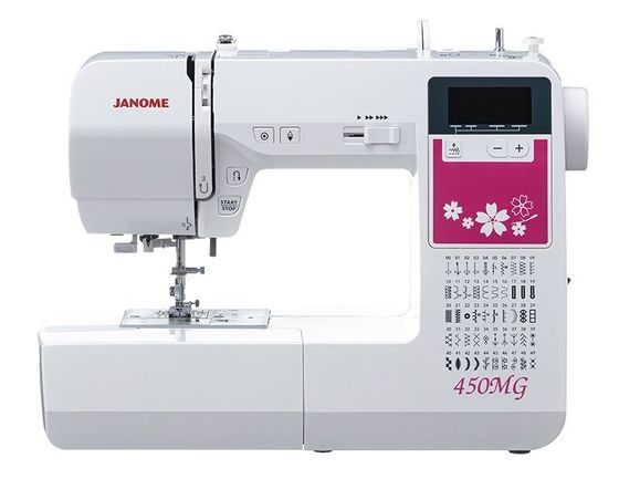 Швейная машина Janome 450MG белый/розовый