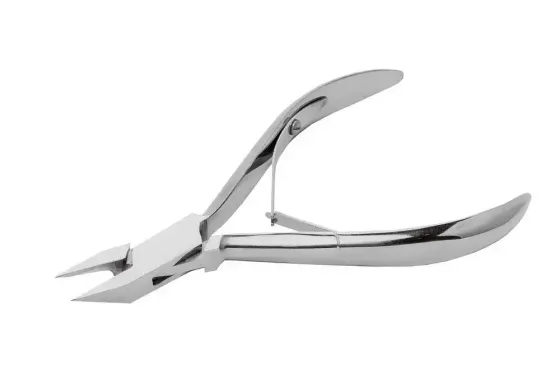 !Кусачки педикюрные/маникюрные, двухпружинные, заводская заточка, серебро