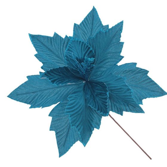 Цветок искусственный &quot;Пуансеттия&quot;, L42 W42 H45 см, 3в.