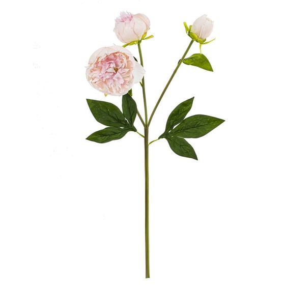 Цветок искусственный &quot;Пион&quot;, L18 W13 H63 см