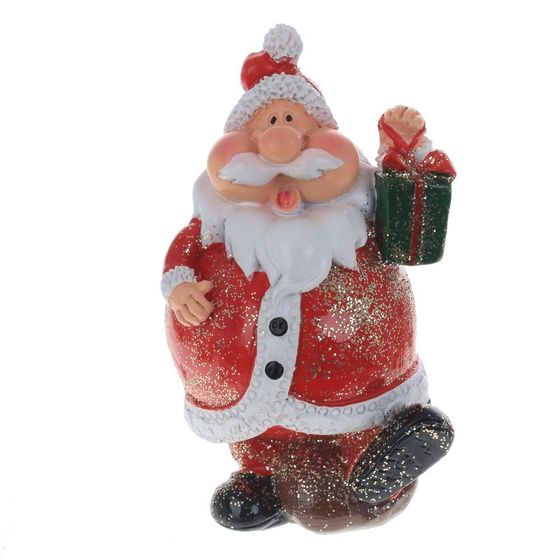 Фигурка декоративная &quot;Санта&quot;, L5,5 W5 H9 см, 2в.