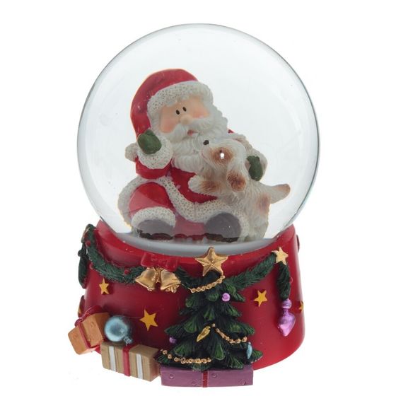 Фигурка декор в стекл шаре &quot;Дед Мороз&quot;, D6 см, L6 W7 H8,5 см