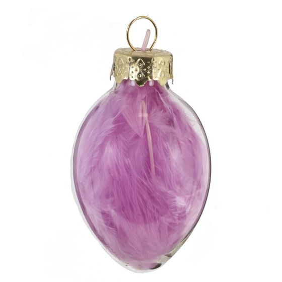 Набор из 8-ми изделий декоративных подвесных &quot;Яйцо пасхальное&quot; (3*4), L3,5 W3,5 H32 см