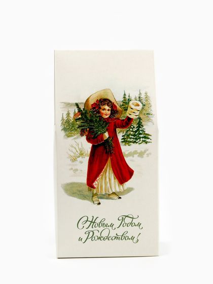 !09 Подарочный набор из 3-х предметов: Кофе "С любовью для тебя", 100 г + Чай чёрный «Новогодний подарок», 50 г + Чай чёрный «Любимому воспитателю», вкус: мята, 100 г