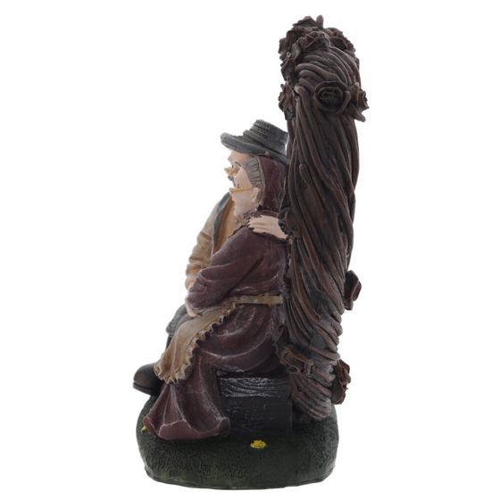 Фигурка декоративная "Бабушка с дедушкой", L18 W9,5 H18 см, 2в.