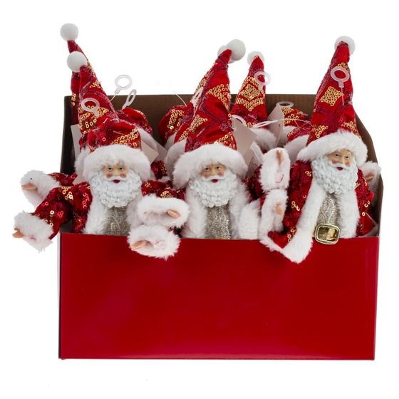 Дед Мороз, L10 W4 H17 см, 2в.