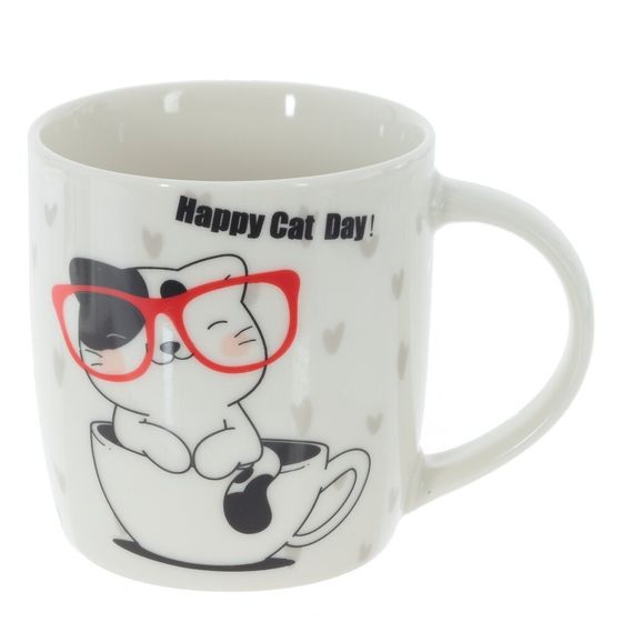 Кружка 350 мл, L11,5 W8,5 H9 см, дизайн микс