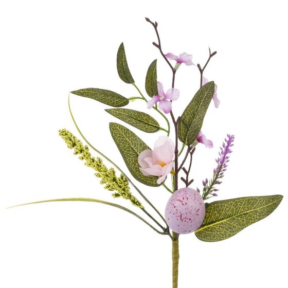 Ветка искусственная &quot;Пасхальная&quot;, L6 W5 H28 см
