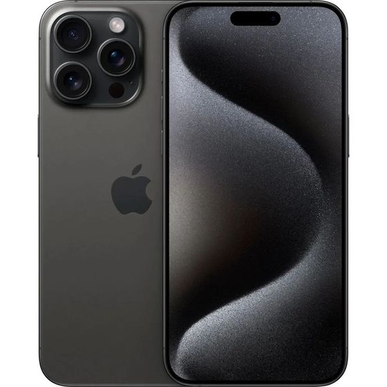 Смартфон Apple iPhone 15 Pro Max 8/256Gb Black Titanium черный (MU773ZD/A)