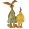 Фигурка декоративная "Заяц с петухом", L6 W3,5 H9,5 см, 2в.