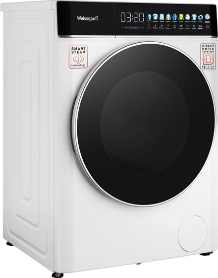 Стиральная машина Weissgauff WMD 58411 Direct Drive Inverter Premium Steam белый, стирка 11кг, сушка 6кг, 1400об./мин, с паром, инвертор