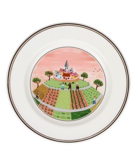 Design Naif Bread and Butter Plate Farmers Village