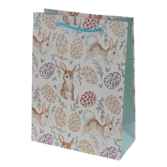 Пакет подарочный (бумага 210г/м2, блок микс 12шт), L17,5 W8,5 H24 см, 4в.