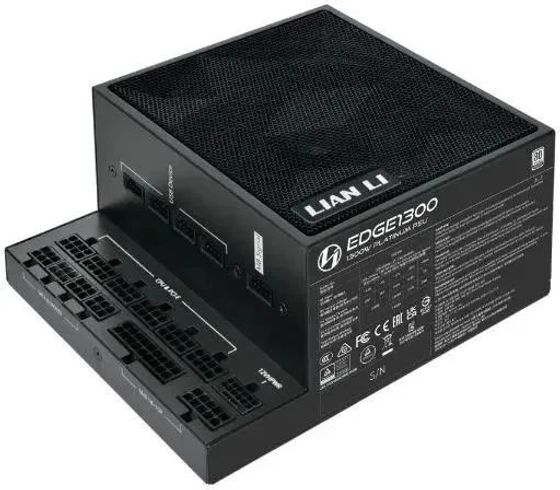 Блок питания 1300W ATX Lian-Li EDGE1300 Gen.5 80+ platinum (20+4pin) APFC 120mm fan 16xSATA Cab Manag RTL