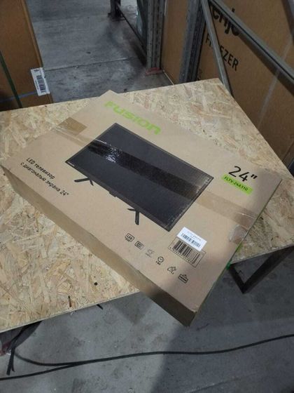УЦЕНКА-Телевизор LED 24&quot; FUSION FLTV-24A310-(после ремонта, упаковка нарушена, б/у, без ФГТ)