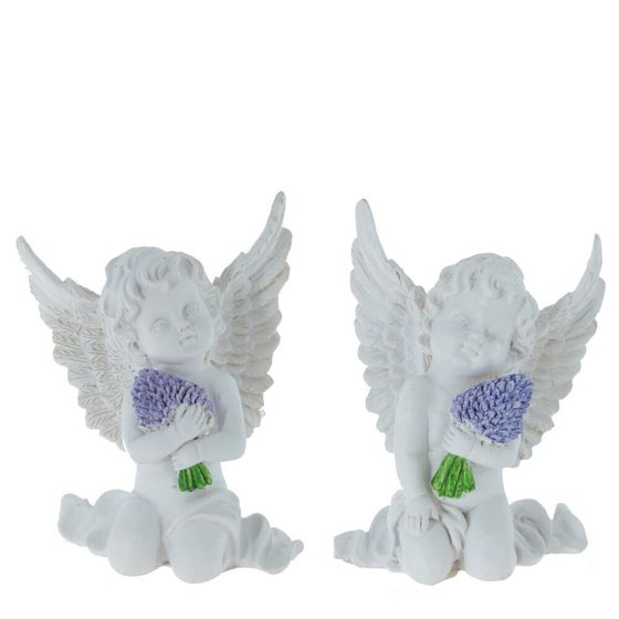 Фигурка декоративная &quot;Ангел&quot;, L11 W6,5 H14,5 см, 2в.