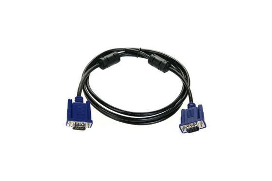 Кабель TVcom VGA(m) - VGA(m) 1.8м феррит. кольца черный (QCG120H-1.8M)