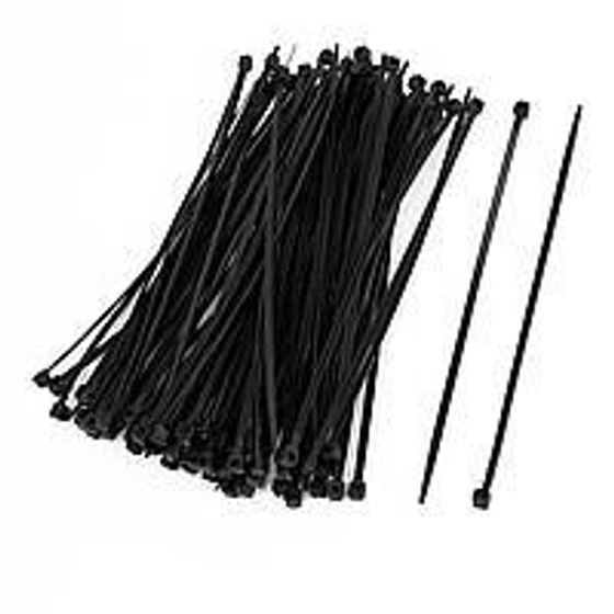 Стяжки Telecom упак.100шт. BLACK TIE2.5X250MM-B