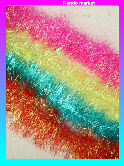 !09 Набор из 3 штук: Мишура &quot;Неон&quot; d-8 см 200 см, цвет микс