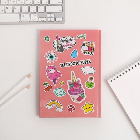 !09 Набор: ежедневник 80 л + ручка GRL RWR