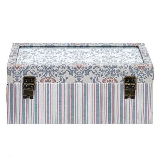 Шкатулка с зеркальным элементом, Д24 Ш15 В10 см