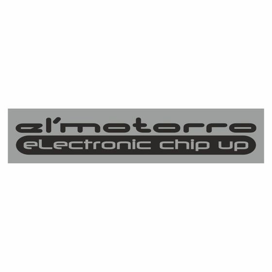 Полоса на лобовое стекло &quot;El&#39;motoro electronic chip up&quot;, серебро, 1600 х 170 мм