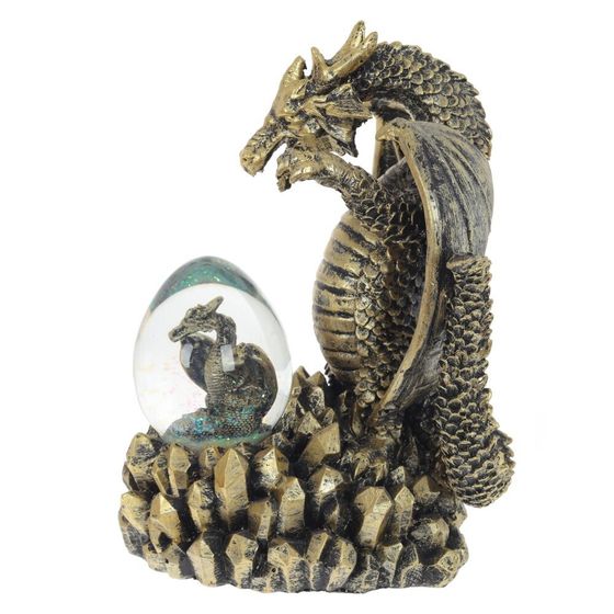 Фигурка декоративная в стекл.шаре &quot;Дракон&quot;, D 7 см, L15,5 W16 H22 см