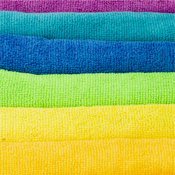 Салфетка Колорс из микрофибры 8шт