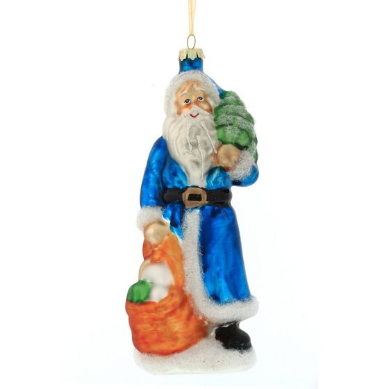 Украшение новогоднее &quot;Дед Мороз&quot;,  L8 W8 H19 см, 2в.