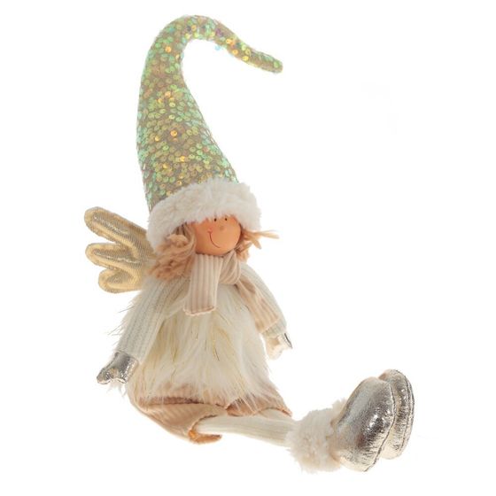 Игрушка набивная &quot;Фея&quot;, L17 W10 H68 см, разм.полк. Lп17 Wп10 Hп20 см, 2в.