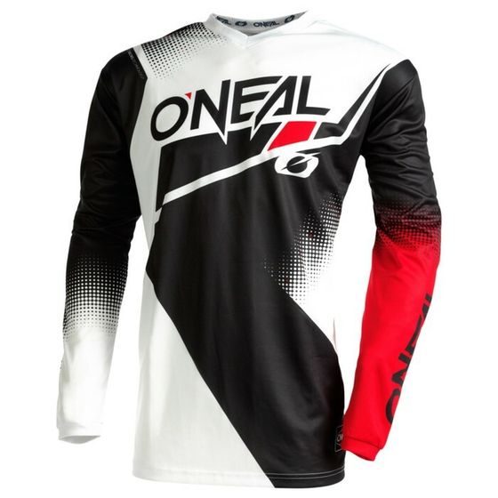 Джерси O&#39;NEAL Element Racewear V.22, мужской, размер S, чёрная, белая