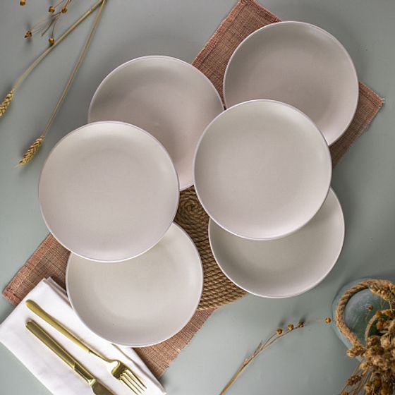 Тарелка обеденная SCANDY MILK 24см