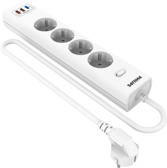 Сетевой фильтр Philips CHP4346WB/51 4роз. 3м белый
