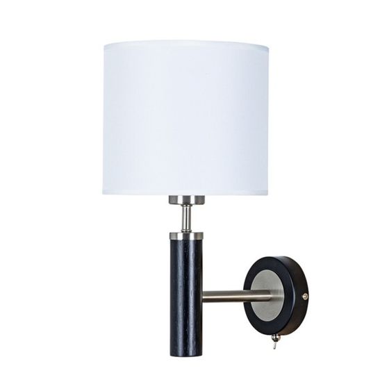 Бра Arte Lamp Robert A5029AP-1SS, E27, 60 Вт, 20х25х37 см, чёрный