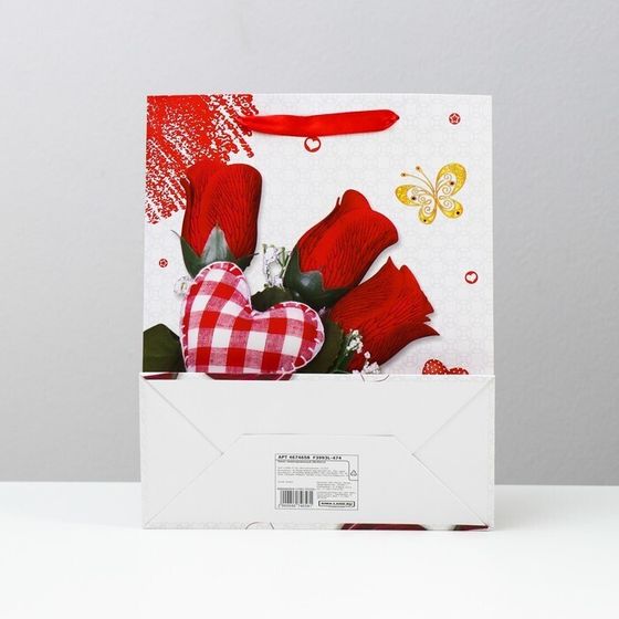 !Пакет подарочный 3 штуки ламинированный, 26 x 32 x 12 см