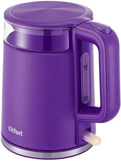 Чайник электрический Kitfort KT-6124-1 1.2л. 2200Вт фиолетовый