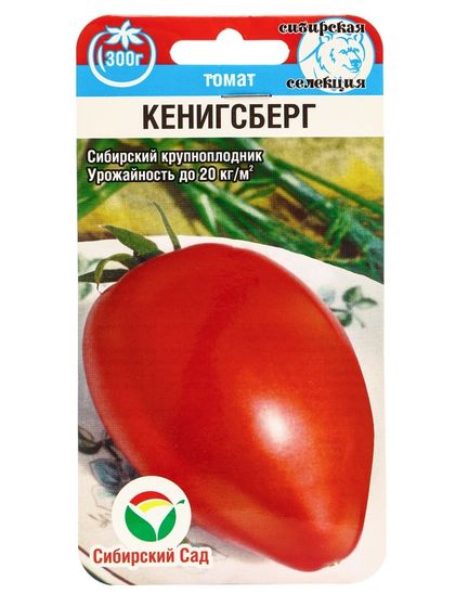 Семена Томат &quot;Кенигсберг&quot;, среднеранний, индетерминантный 20 шт