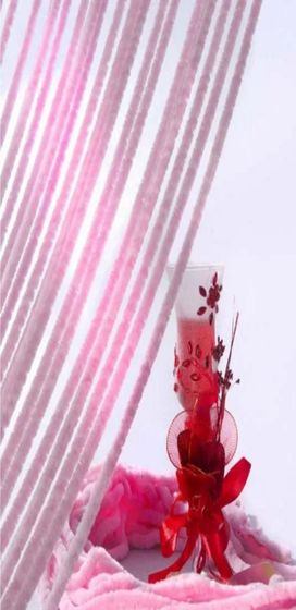 !09 Шенилловые занавески HomeDeco 90*200 см. Цвет розовый