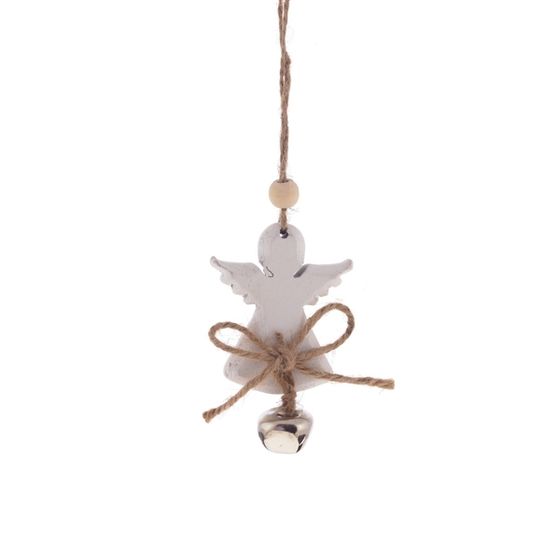 Украшение новогоднее "Ангел", L5,5 W2,5 H9 см, 4в.