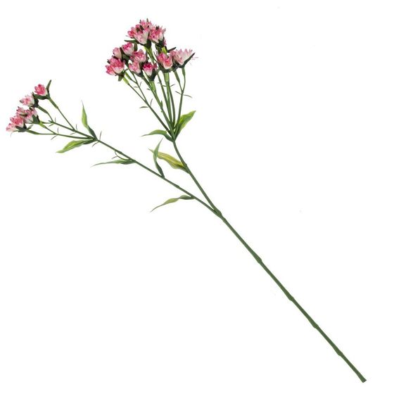 Цветок искусственный &quot;Гвоздика кустовая&quot;, L19 W12 H60 см