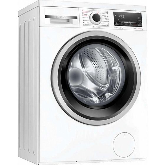 Стиральная машина Bosch Serie 4 WDS28460ME белый 8кг/5кг сушка 1400 об/мин инвертор англ.панель