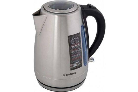 Чайник электрический Endever Skyline KR-228S 1. 7 л 2200Вт стальной