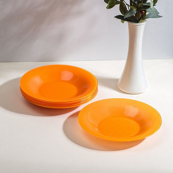 Тарелка суповая АМБИАНТЭ ОРАНЖ 21см