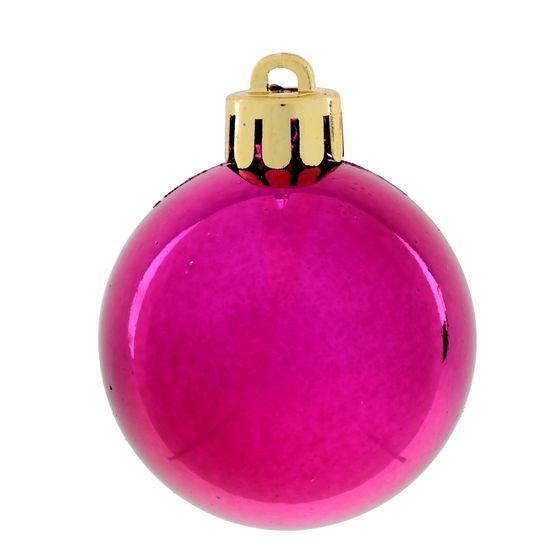 Набор из 25шт Украшение новогоднее &quot;Шар&quot;, D 6/5/4/3 см, L14 W14 H26 см