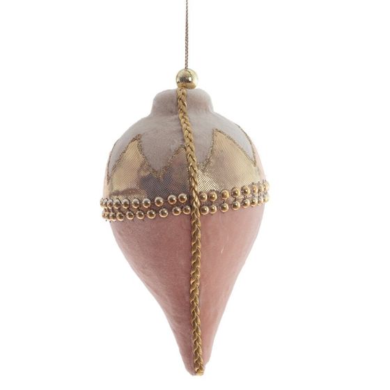 Украшение новогоднее  &quot;Капля&quot;, L9 W9 H16,5 см, 4в.