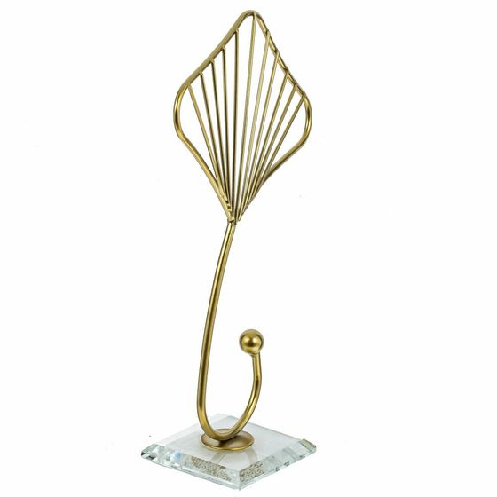 Фигурка декоративная &quot;Лист&quot;, Д12 Ш6 В21,5 см