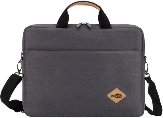 Сумка для ноутбука 15.6&quot; PC Pet PCP15A3GY полиэстер темно-серый